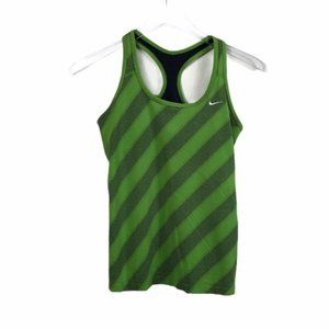 Nike Dri-fit Mesh Back Racerback Shelf Bra Tank